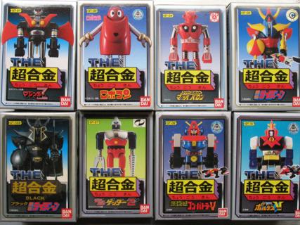 Robocon, Gold Lightan Box Set, Super Robot Combattler-V, Gaiking ตัวพิเศษ สีใส, Chogokin Combattler V, Reideen, Mach Baron, GGG รูปที่ 1