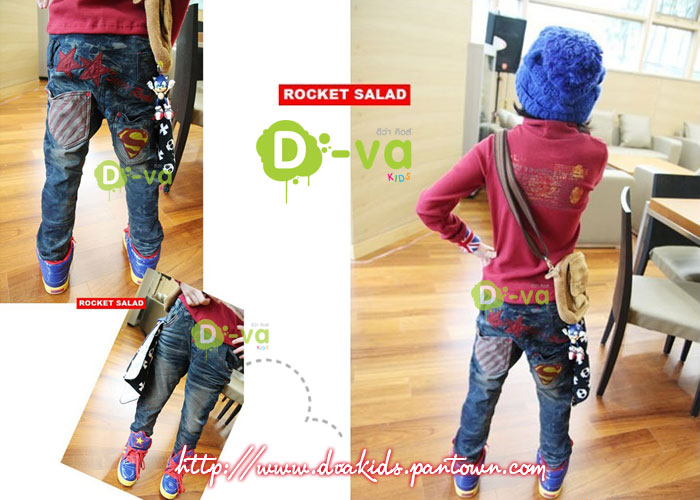 กางเกงยีนส์เด็ก,ยีนส์เด็กแนว นำเข้าสไตล์เกาหลี สวยระดับเทพ ต้องร้าน D-Va Kids ขายปลีก ขายส่ง ราคาถูก รูปที่ 1