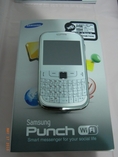 ขายถูกโทรศัพท์มือถือ Samsung Punch WiFi สีขาวยกกล่องสภาพใหม่99%
