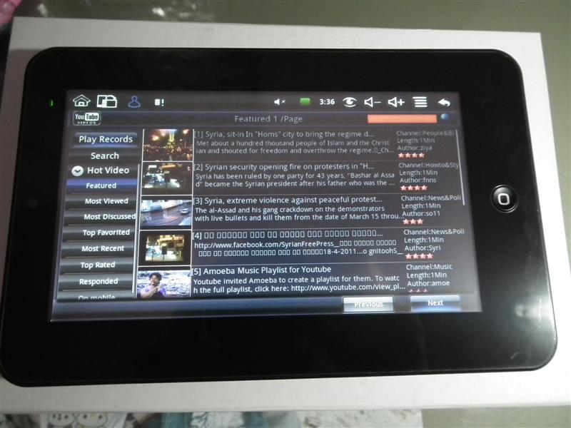 ขาย Tablet Android มี 2 รุ่นนะครับ มีทั้งรุ่น 2.1 และ 2.2 ครับ ราคา 2900 บาท ของใหม่ รูปที่ 3