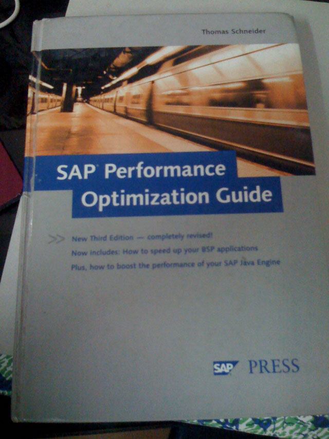ขายหนังสือ SAP Performance Optimization Guide Third Edition รูปที่ 1