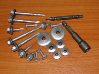 จำหน่ายสกรูงานหลังคา ( Roofing screw ) สำหรับงานติดตั้งหลังคา METAL SHEET ( สินค้านำเข้า ) รูปที่ 1