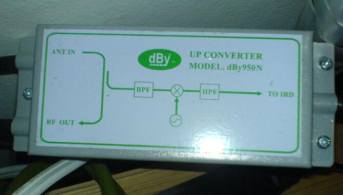 ขาย Up Converter dBy by Leotech รุ่น 950N สำหรับคอนโด ราคาพิเศษ 1200 บาท โทร 089-0344456 รูปที่ 1