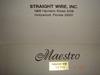 รูปย่อ ~@@~ขายสายสัญญาณ ของ Maestro Straight Wire 12716 มือสองสภาพดีมาก สนใจโทร 08-5249-9600 ติดต่อคุณนพ ***รายละเอียดด้านใน รูปที่3