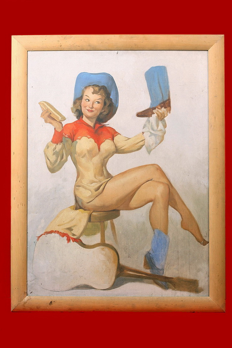 SALEภาพวาดสาวน้อยเเสนกล รูปที่ 4