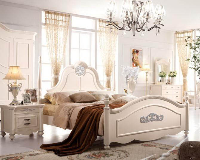 ขายเตียงอเมริกันสวยๆ ขายชุุดห้องนอน American Style สี Ivory ห้องนอนอเมริกันแสนสวยค่ะ รูปที่ 1