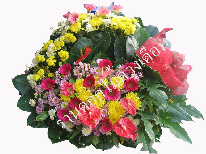 รับส่ง พวงหรีด ช่อดอกไม้ ทั่วประเทศ ราคาเริ่มต้น 400 บาท โทรด่วน 081-6224931 รูปที่ 1