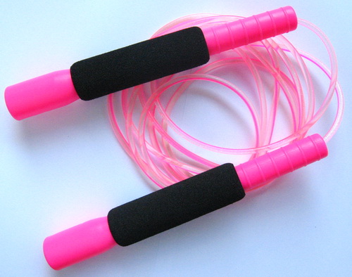 ขายเชือกกระโดดนำเข้า แบบ speed rope ด้ามจับยาว รุ่นพิเศษ สีชมพู pinky wink (Limited) รูปที่ 1