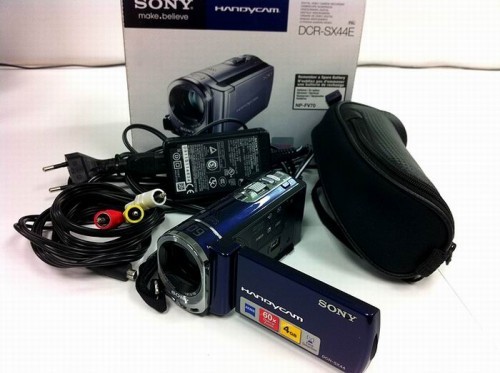 กล้อง VDO Sony DCR-SX44E สภาพใหม่ 6000 บาท อดีตประกันศูนย์ รูปที่ 1