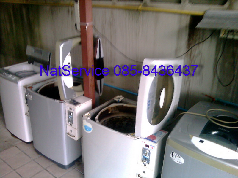 Nat_Service บริการซ่อมเครื่องซักผ้า เครื่องใช้ไฟฟ้า นอกสถานที่ ติดต่อ 0858436437, 0859839558, 027495593 รูปที่ 1
