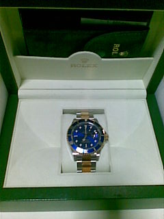 ขายนาฬิกา Rolex รุ่น Submariner Oyster Perpetual 18K Gold Blue รูปที่ 1