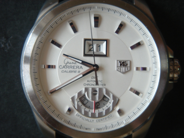 TAG HEUER GRAND CARRERA CALIBRE 8 GMT หน้าขาว รูปที่ 1