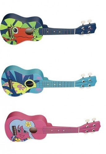 อูคูเลเล่  ukulele Hawaii ลาย "เต่า"  + mahalo U30 สีชมพู รูปที่ 6