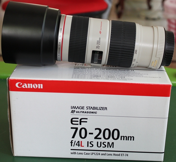 ต้องการ ขายเลนส์ Canon EF70-200 F4L IS+Hood รูปที่ 1