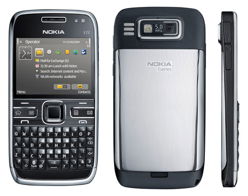ขายโทรศัพท์มือถือ Nokia รุ่น E72 สีดำ อุปกรณ์ทุกอย่างครบครับ พร้อมกล่อง รูปที่ 1
