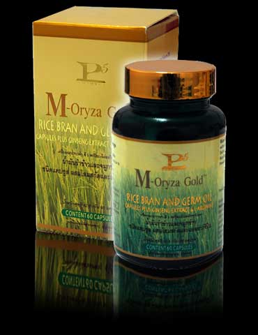 M- Oryza gold น้ำมันรำข้าวจมูกข้าวผสมโสม(4 in 1) รูปที่ 1