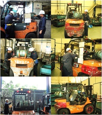 รับตรวจสอบ ออกใบรับรอง รถโฟล์คลิฟต์ ติดแก๊ส LPG Forklift LPG ตรวจรถโฟล์คลิฟต์ รูปที่ 1