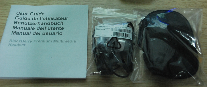 ขายมือสอง/Pre-Order BlackBerry Premium Multimedia Earset ASY-15765-001 รูปที่ 1