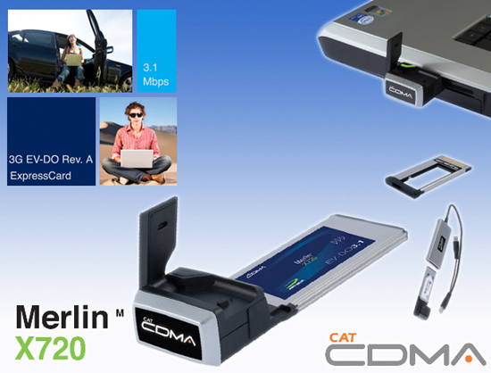ขาย Aircard Novatel Merlin X720 CAT 3G CDMA EV-DO Rev.A ใช้ได้ 51 จังหวัดทั่วไทยครับ รูปที่ 1