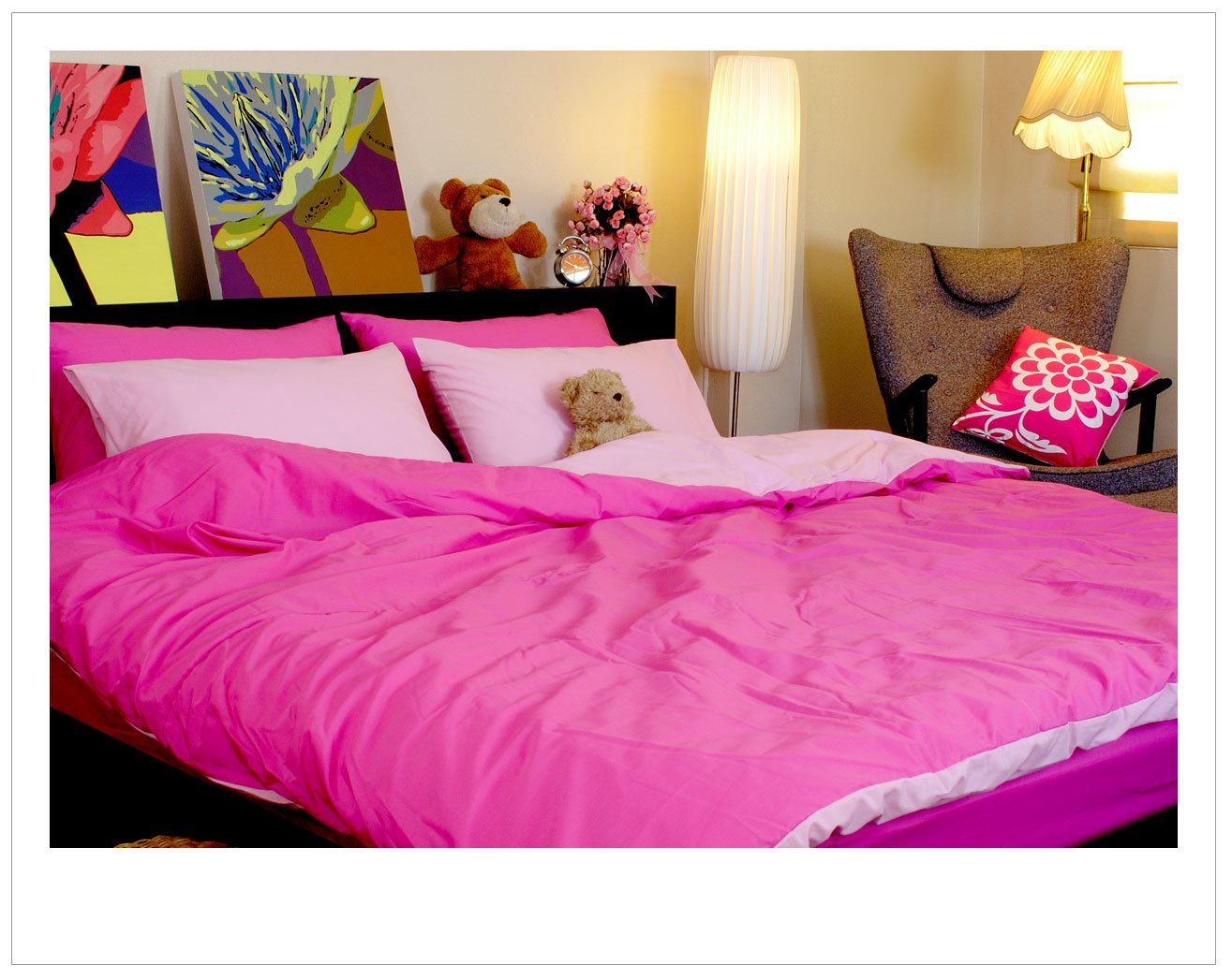 ขายผ้าปูที่นอน สีพื้น ของ PLATOO (ปลาทู) สีสันสดใสสไตล์ colorful รูปที่ 3