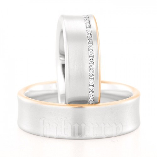 แหวนคู่ แหวนแต่งงาน เก๋ที่สุด แนวสุด จะเป็นสัญลักษณ์ และตัวแทนความรักสำหรับความรักของคุณ hiburry Love รูปที่ 1