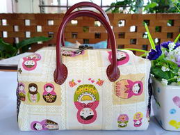 อุปกรณ์handmade กระเป๋าผ้าญี่ปุ่นน่ารักกระเป๋างาน quilt กระเป๋าประชุมสัมนา รูปที่ 2