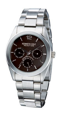 Kenneth Cole Men's KC3565 Reaction Gunmetal Silver-Tone Bracelet Watch รูปที่ 1