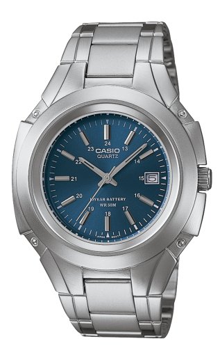 Casio Men's MTP3050D-2AV Classic 10-Year Battery Stainless Steel Dress Watch รูปที่ 1