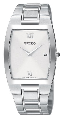 Seiko Men's SKP323 Dress Silver-Tone Watch รูปที่ 1