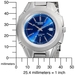 รูปย่อ Casio Men's MTP3050D-2AV Classic 10-Year Battery Stainless Steel Dress Watch รูปที่4