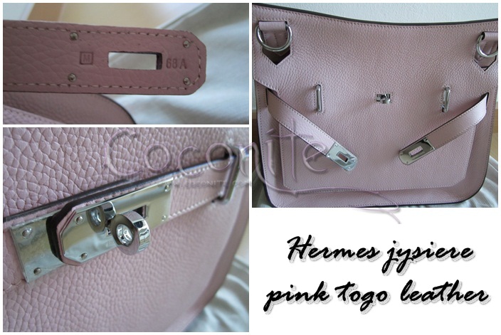 **กระเป๋าสะพาย Hermes รุ่น Jypsiere สีชมพู Togo Leather 7 Stars mirror image จากเกาหลี หนังแท้** รูปที่ 1
