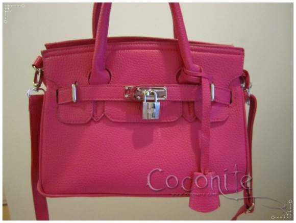 กระเป๋าสะพาย HERMES Birkin 30 สีshocking pink น่ารัก รูปที่ 1
