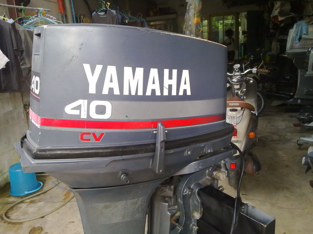 ขายเครื่องเรือ yamaha 40 hp cv รูปที่ 3