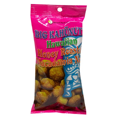 Sweet Mele's Honey Roasted Macadamias, 3-Ounce Bag  (Pack of 12) รูปที่ 1