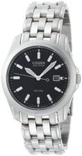 Citizen Men's BM6730-56L Eco-Drive Stainless Steel Black Dial Watch