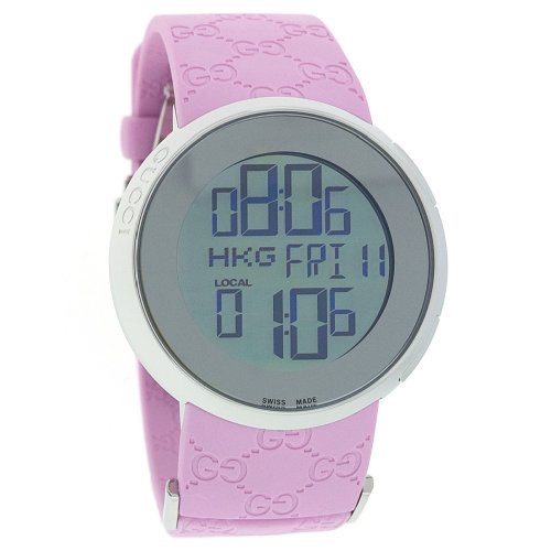 GUCCI Women's YA114404 i-GUCCI Digital Pink Watch รูปที่ 1