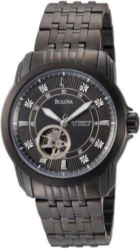 Bulova Men's 98D110 Automatic Mechanical Charcoal Grey Dial Bracelet Watch รูปที่ 1