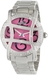 รูปย่อ Just Bling Women's JB-6214-E "Serena Silver Pink" Designer Diamond Watch รูปที่1