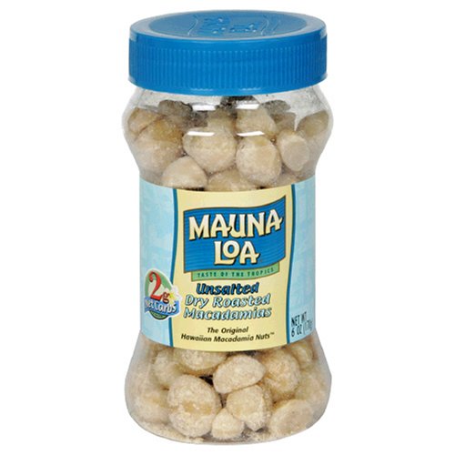 Mauna Loa Dry Roasted Macadamias, Unsalted, 6-Ounce Jars (Pack of 4) รูปที่ 1