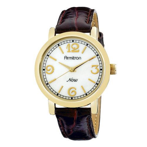 Armitron NOW Women's 753873MPGPBN Gold-Tone and Mother-of-Pearl Dial Watch รูปที่ 1