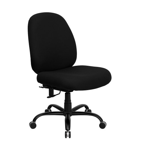 Big & Tall Fabric Office Chair - Black (Black) รูปที่ 1