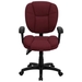 รูปย่อ Burgundy Fabric Multi Function Task Chair with Arms - GO-930F-BY-ARMS-GG  รูปที่4