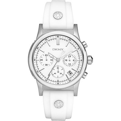 DKNY White Strap Chronograph Ladies Watch NY8170 รูปที่ 1