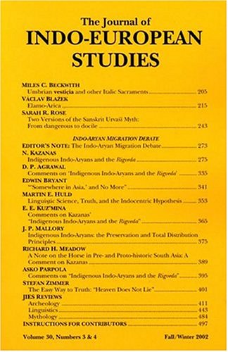 Journal of Indo-European Studies Magazine รูปที่ 1