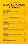 Journal of Indo-European Studies Magazine