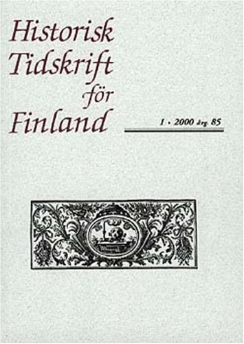 Historisk Tidskrift for Finland Magazine รูปที่ 1