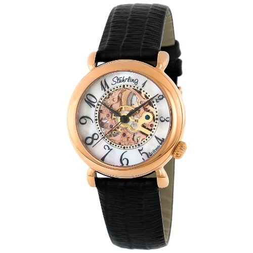 Stuhrling Original Women's 108.12457 Lifestyle 'Wall Street' Skeleton Automatic Watch รูปที่ 1