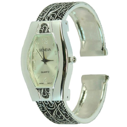 Silver Impressions Cuff Watch รูปที่ 1