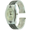 Silver Impressions Cuff Watch