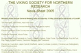 Viking Society for Northern Research Membership Magazine